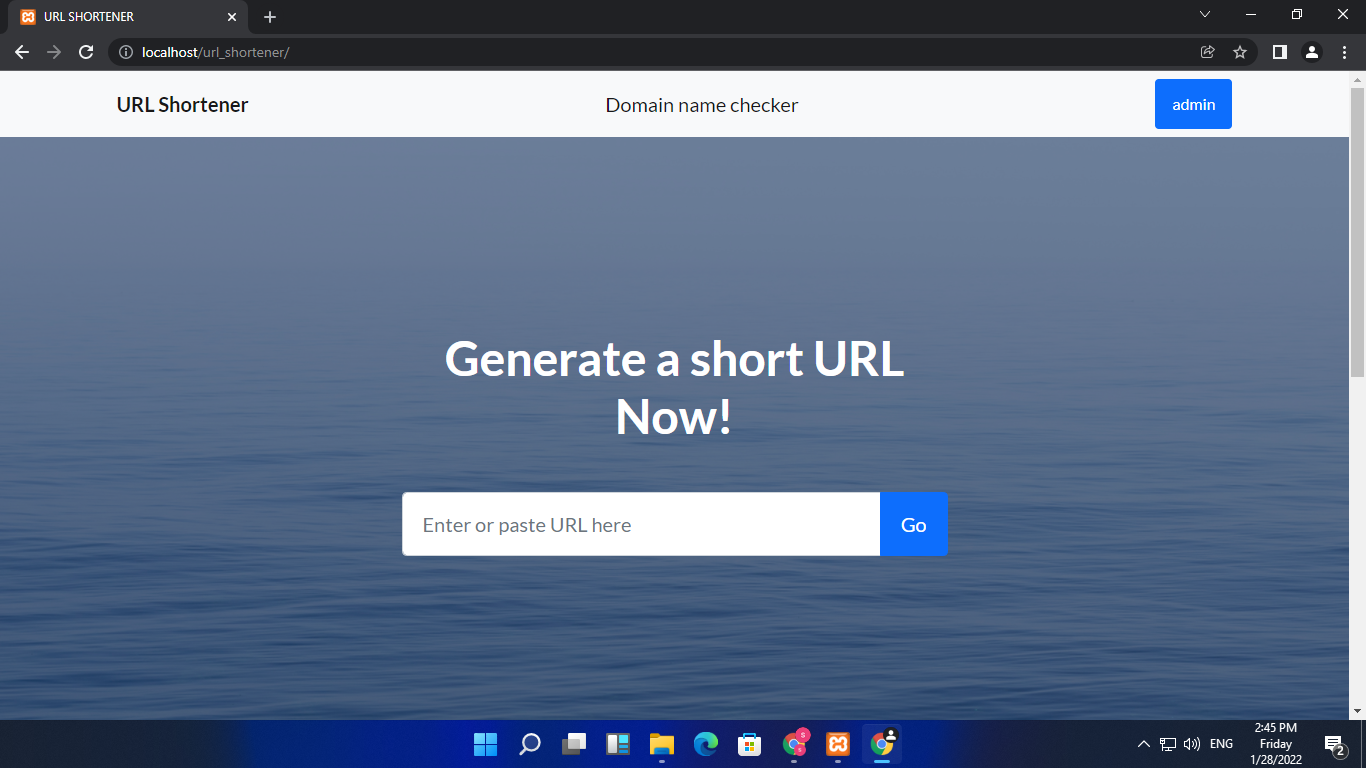 Url Shortener Open Source code project Download