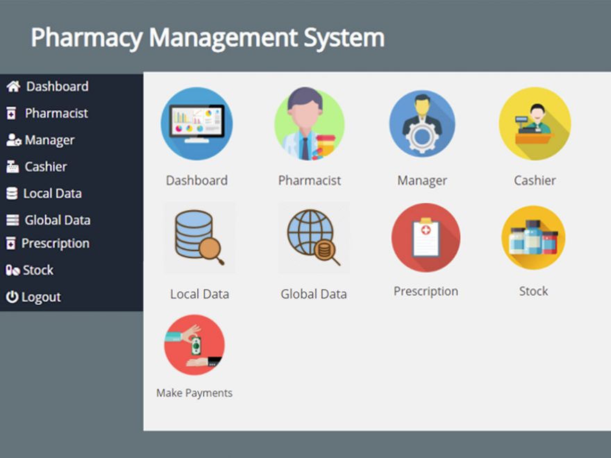 Pharmacy Management project in PHP with Source Code
