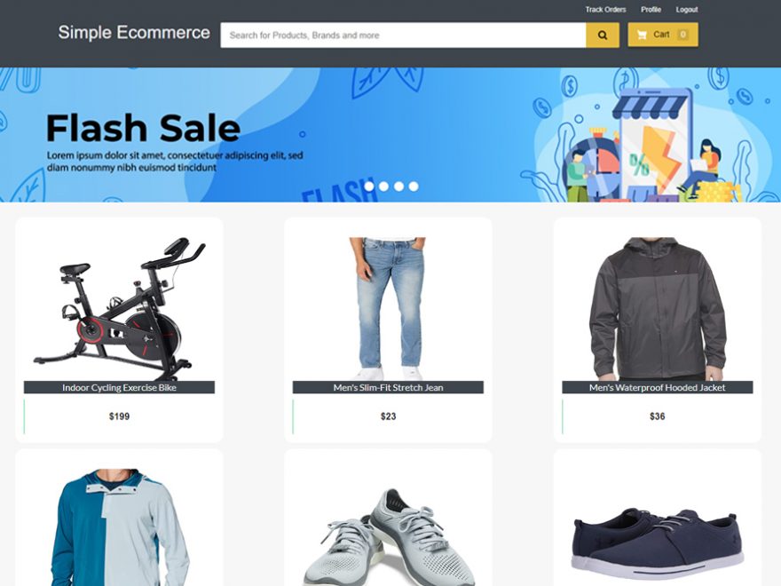 Ecommerce Site in Python Django with Source Code