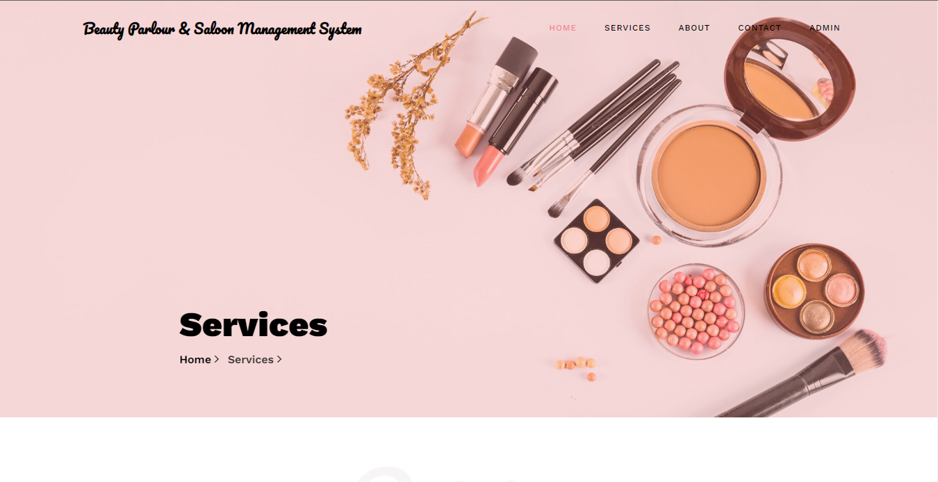 Beauty parlor management system in php with source code