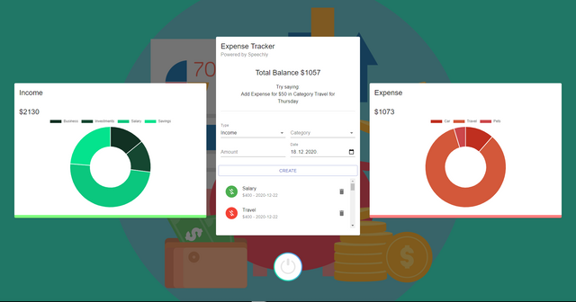 React js projects expenses management application with source code