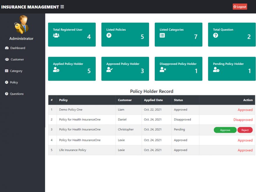 Insurance Management System in Python Django with Source Code freeprojectscodes