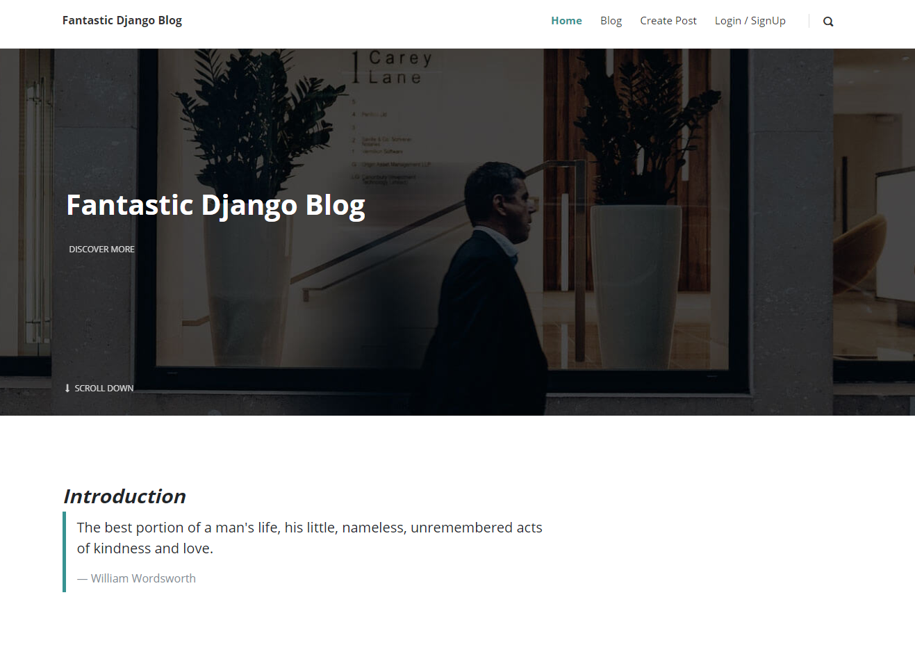 django blog project source code