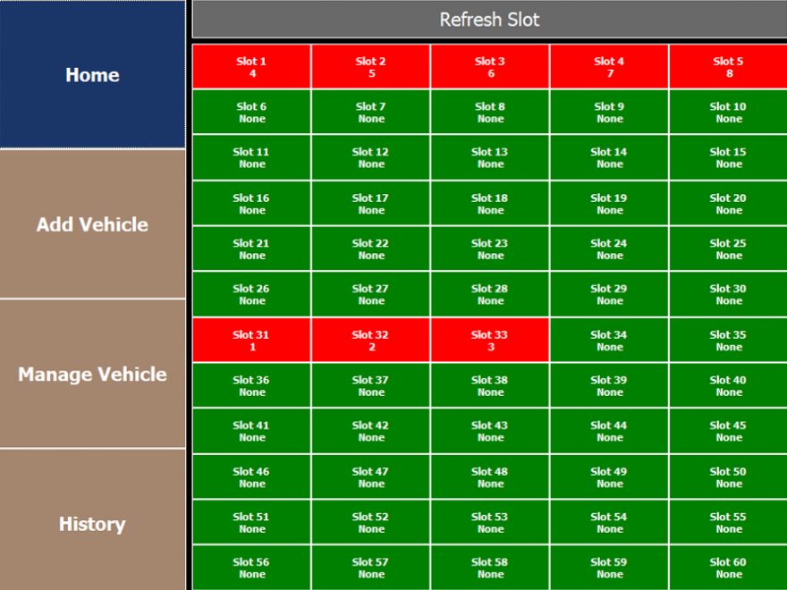 Vehicle Parking Management System in Python with Source Code for free