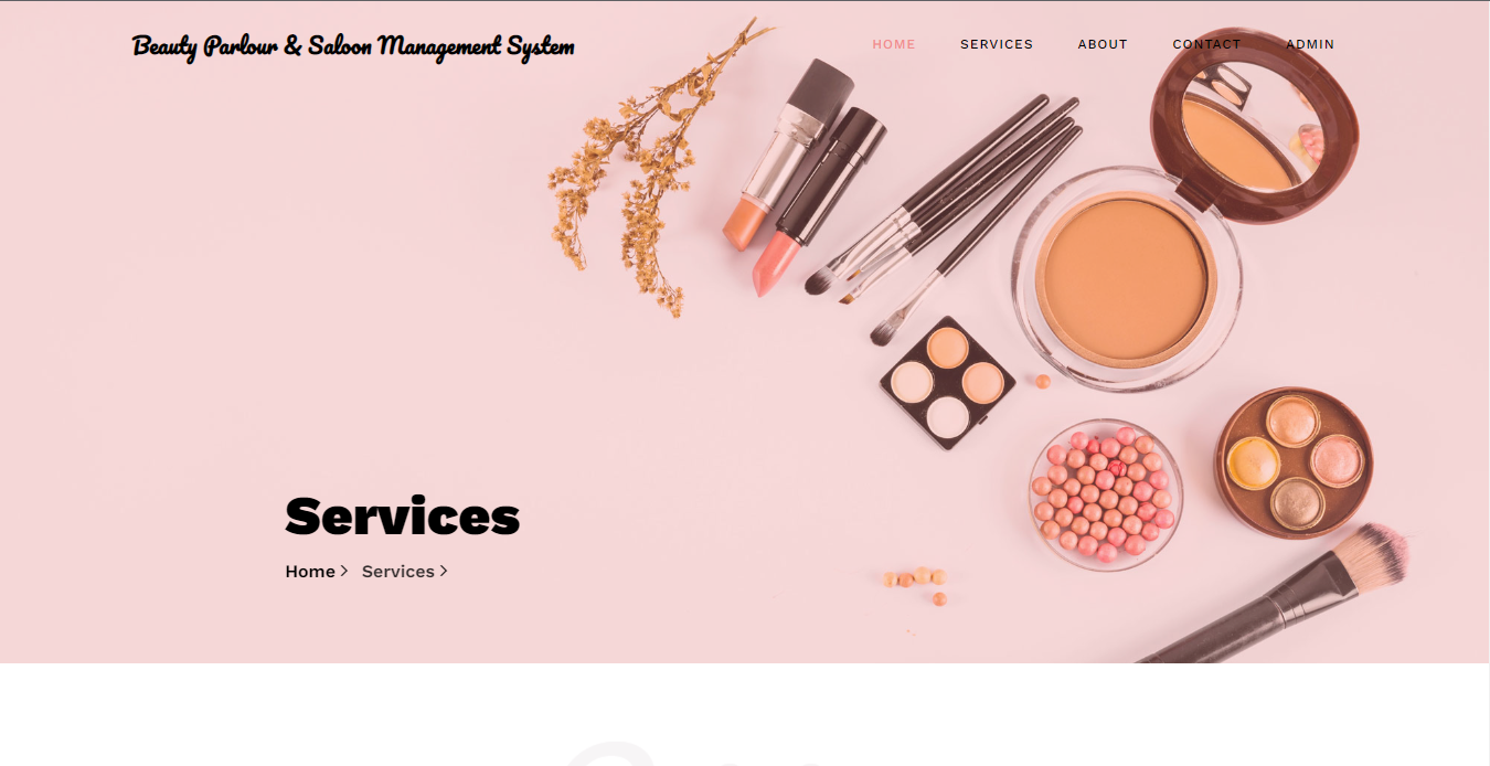 Beauty parlor management system in PHP with Source Code Archives - free